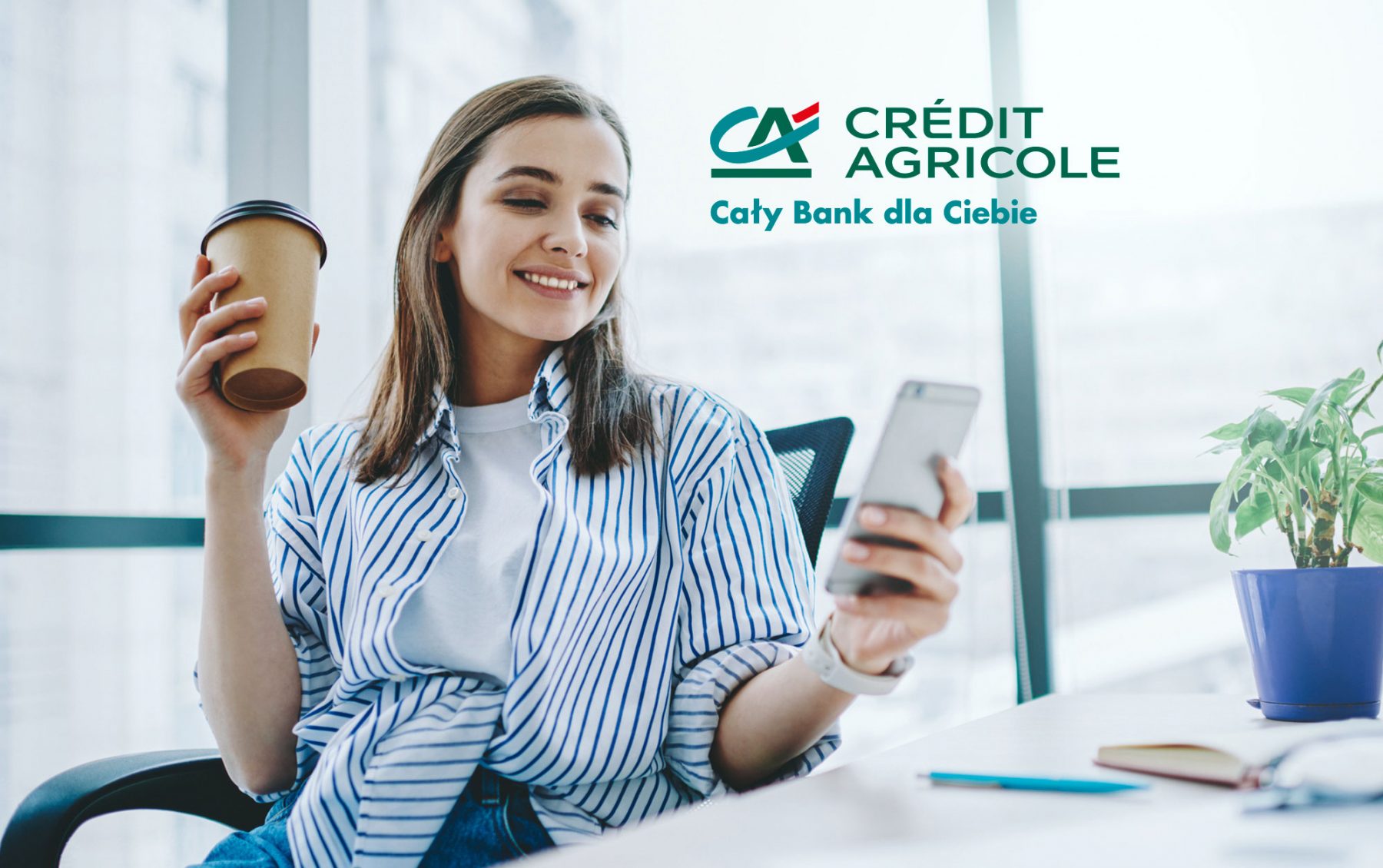 Credit Agricole obsługa header